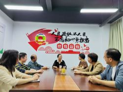 市政协委员袁霞带领专家组到医卫界别委员工作室活动